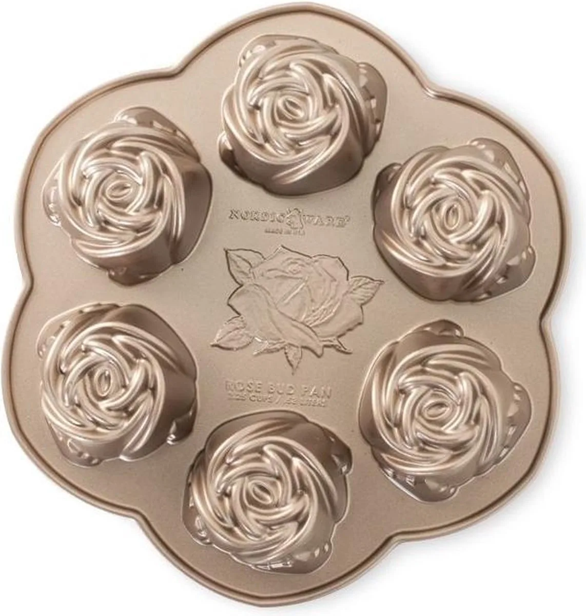 Bakvorm "Sweetheart Rose" van Nordic Ware in Grijs – productfoto