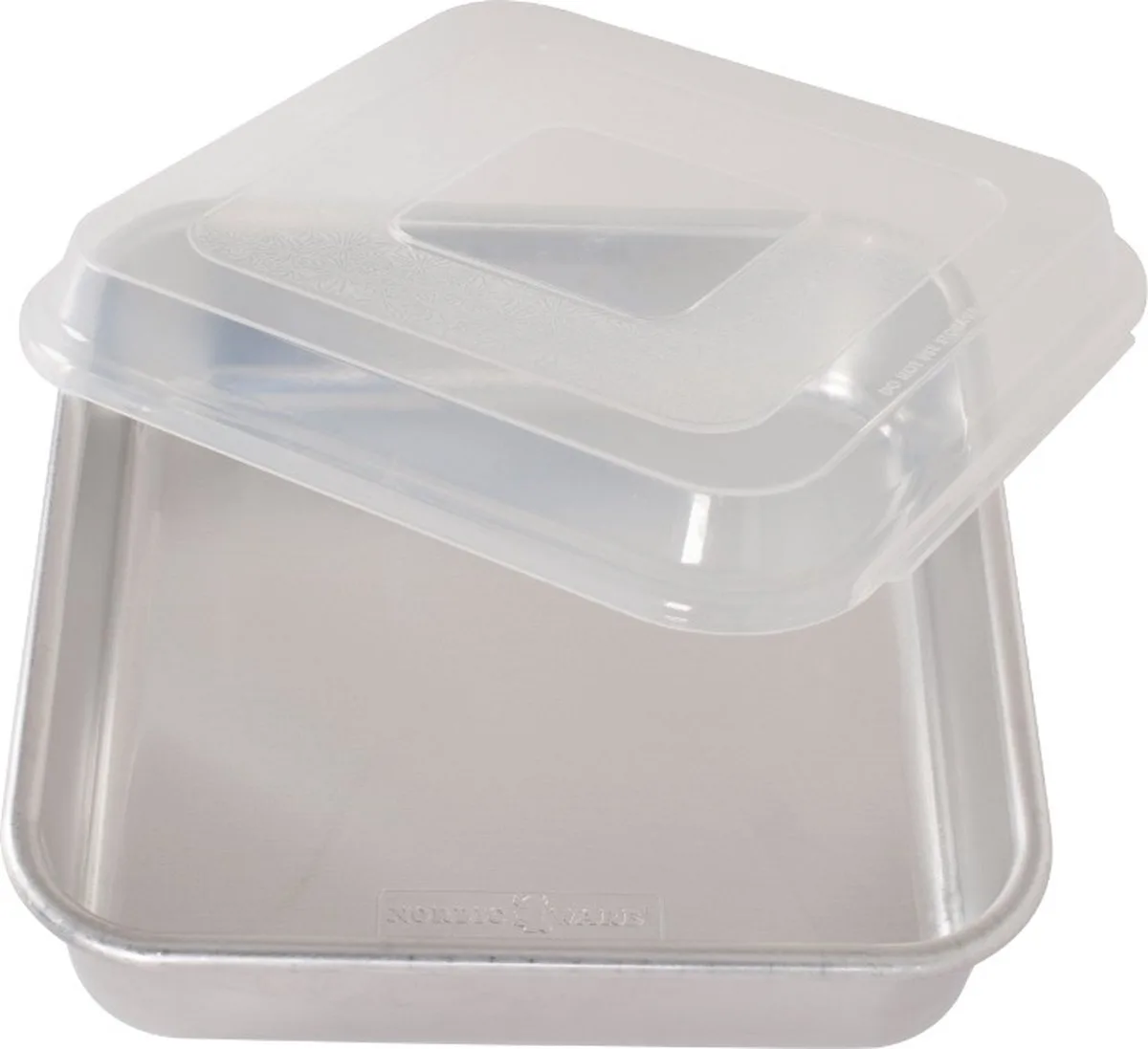 Bakvorm, Vierkant, met Deksel, 23 cm van Nordic Ware in Aluminium – productfoto