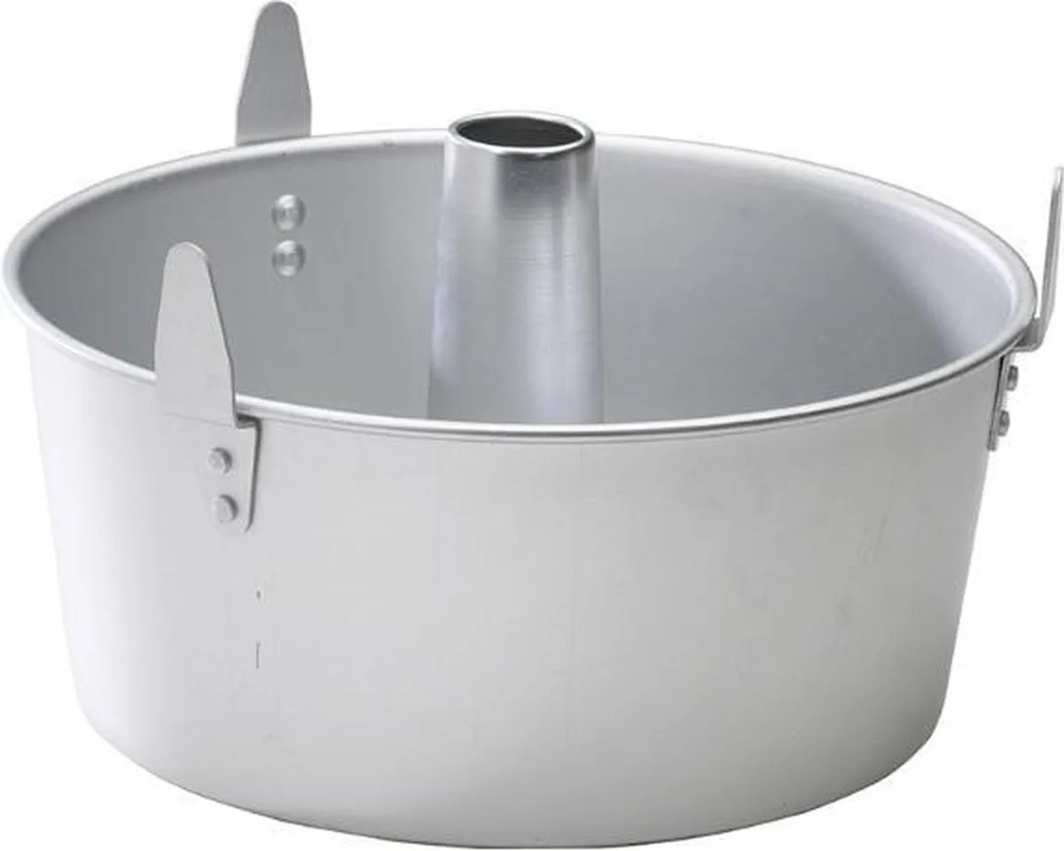 Bakvorm voor Angel Food Cake, 2 Delig, 21 cm, Aluminium von Nordic Ware in Silber – Produktfoto