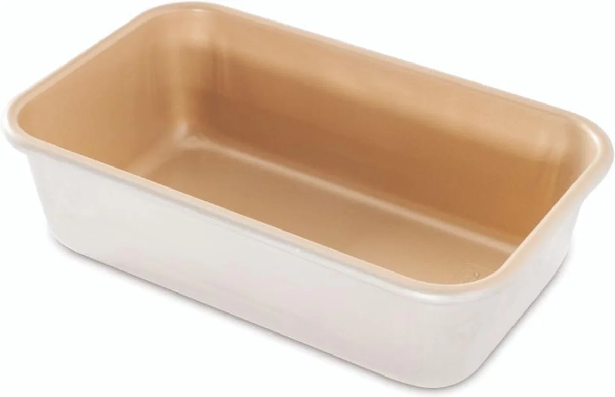 Broodvorm, Non Stick, 23 x 13,5 cm, Aluminium van Nordic Ware in Goud – productfoto