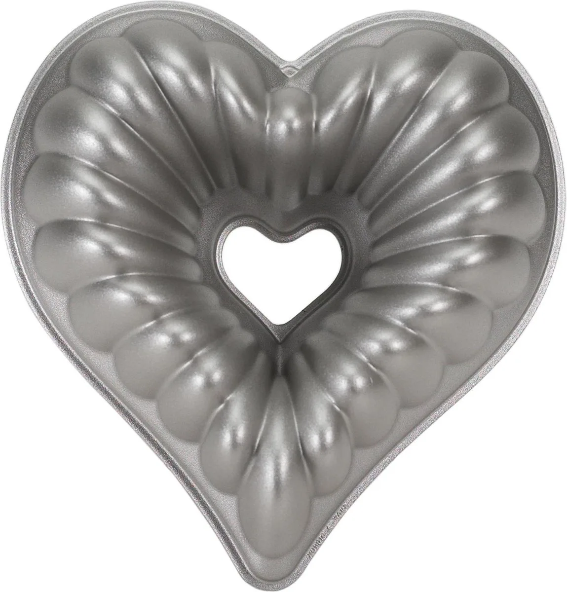Tulband bakvorm "Elegant Heart" de Nordic Ware en Cuivre – photo produit