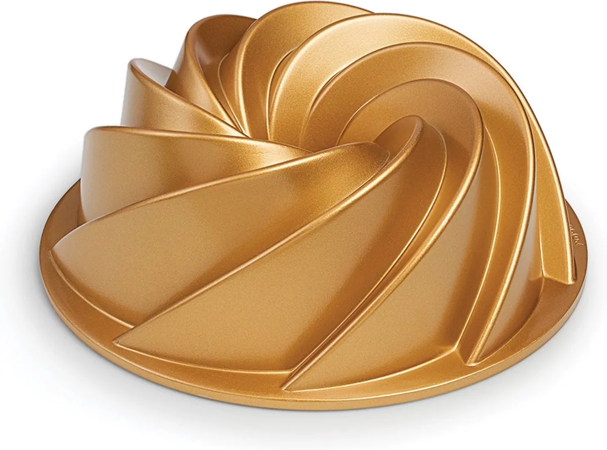 Tulband bakvorm "Heritage" van Nordic Ware in Goud – productfoto