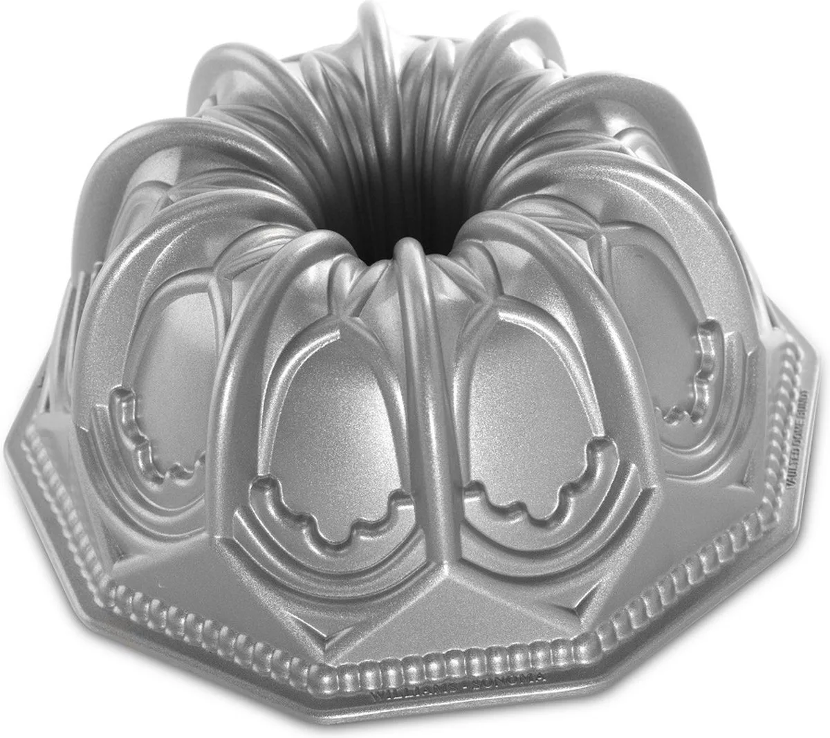 Tulband Bakvorm "Vaulted Cathedral Bundt Pan"- Nordic Ware | Sparkling Silver Holiday de Nordic Ware en Argent – photo produit