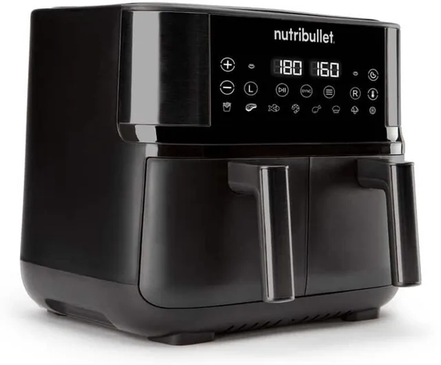 Air Fryer Double Bac Dubbel 8 l Vrijstaand 2850 W Heteluchtfriteuse