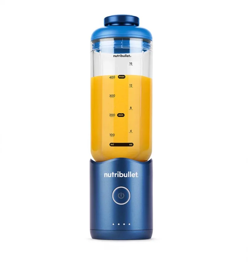 FLEX - Portable Blender - Blender To Go - Draagbare Blender - Oplaadbare Blender - 590 ml To Go Beker incl. Draaghengsel van NutriBullet in Blauw – productfoto