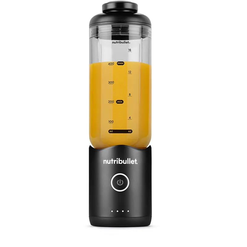 FLEX - Portable Blender - Blender To Go - Draagbare Blender - Oplaadbare Blender - 590 ml To Go Beker incl. Draaghengsel by NutriBullet in Black – product photo