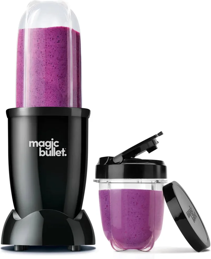 Magic Bullet Original - Incl. To Go Bekers - Blender - Smoothie Maker - Glossy by NutriBullet in Black – product photo