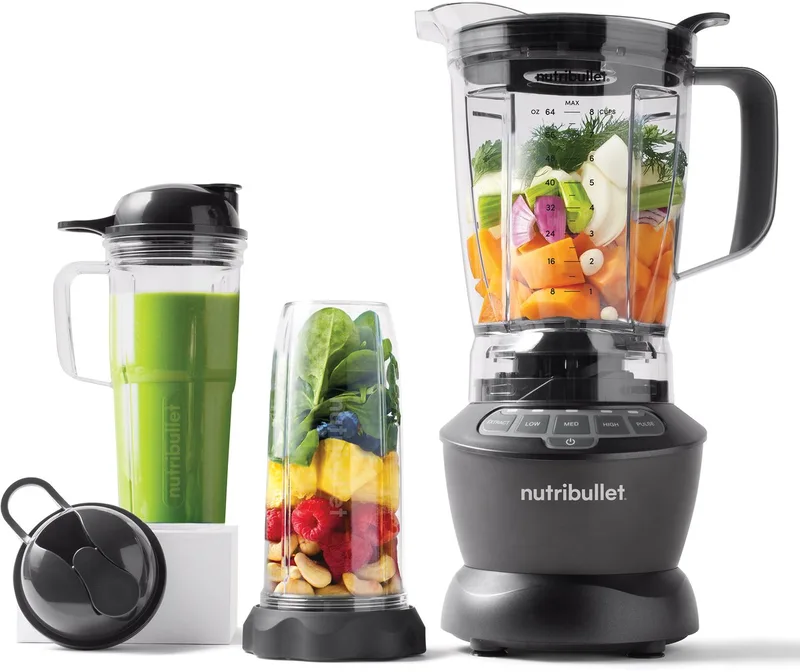 NBF500DG 1,9 l Blender voor op aanrecht 1200 W de NutriBullet en Argent – photo produit