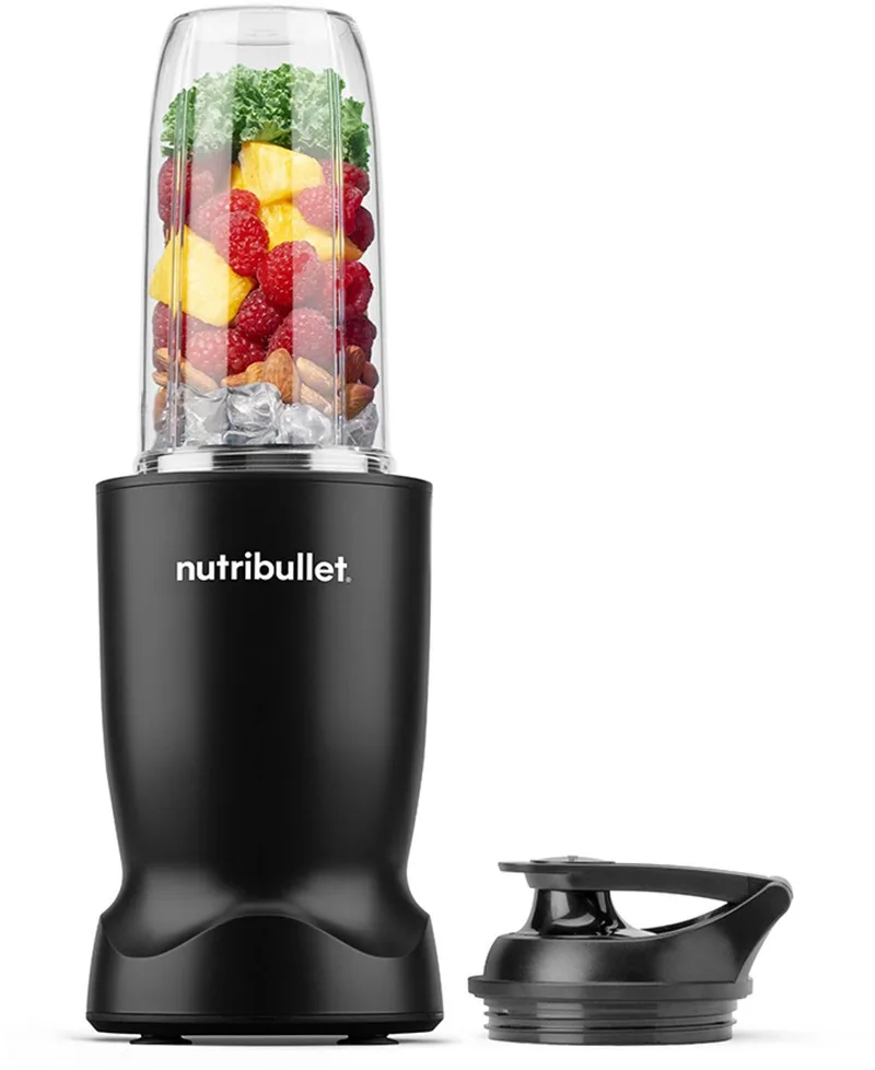 Turbo - Blender - Smoothie Maker - Powerblender - Krachtige 1000 Watt Motor - Incl. To Go Deksel en 700 ml Drinkbeker de NutriBullet en Noir – photo produit