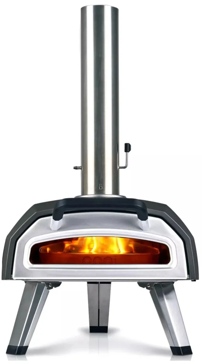 Karu 2 hout- en houtskoolgestookte pizzaoven van Ooni in Zwart – productfoto