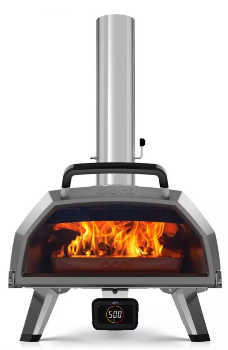 Karu 2 Pro - Pizzaoven - Hout- en houtskoolgestookt van Ooni in Zilver, Zwart – productfoto