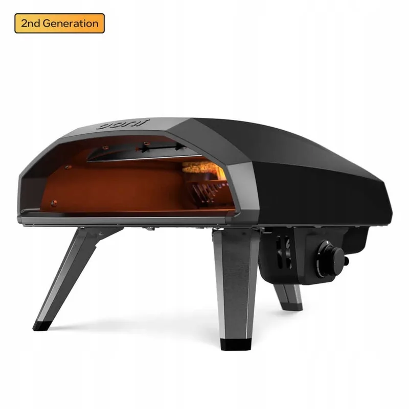 Koda 2 Pizzaoven - Professionele Pizza in 60 Seconden von Ooni in Schwarz – Produktfoto