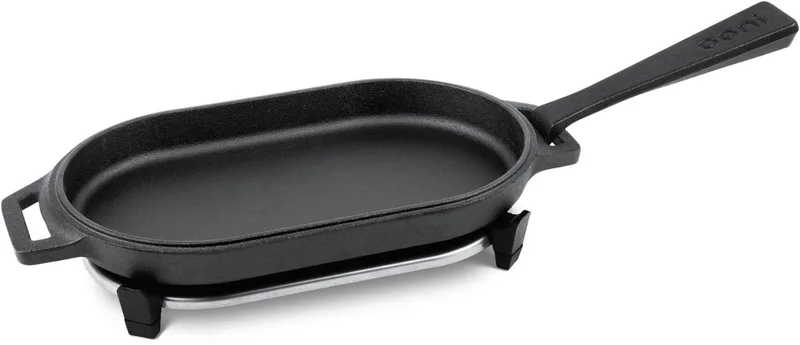 Koekenpan Sizzler - Rechthoekig van Ooni in Zwart – productfoto