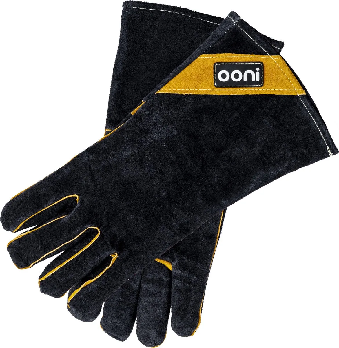 Ovenhandschoenen van Ooni in Geel, Zwart – productfoto