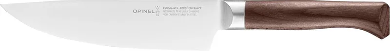 Les Forgés 1890 koksmes - 17cm - RVS/Beukenhout - Giftdoos de Opinel en Donkerbruin – photo produit