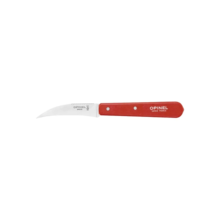 N.114 - Schilmes 7cm gebogen Rood van Opinel – productfoto