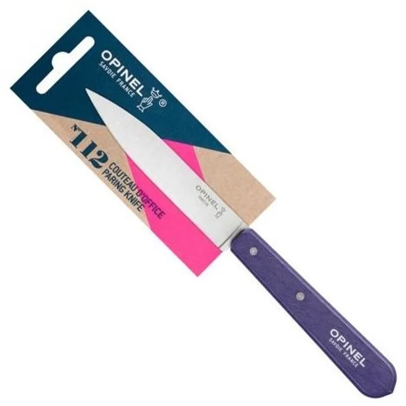 Officemes N°112 - Veelzijdig Keukenmes van Opinel in Paars – productfoto