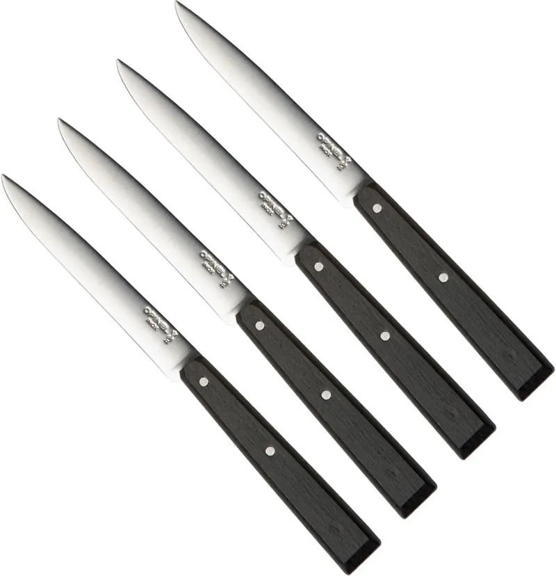 Steakmessen Set 4-delig - N°125 Pro - RVS/POM by Opinel in Black – product photo