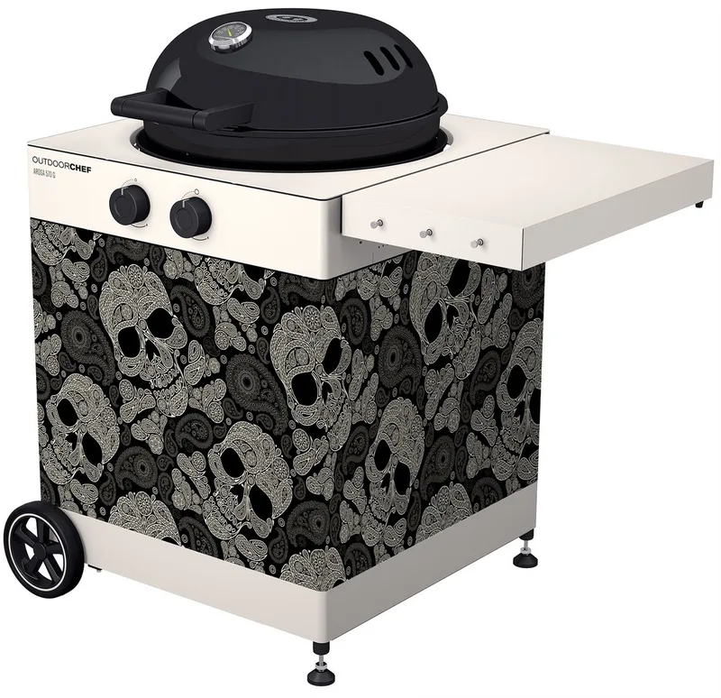 Barbecue Gas Arosa 570 G Front Skull Paisly by Outdoorchef in Multicolour – product photo