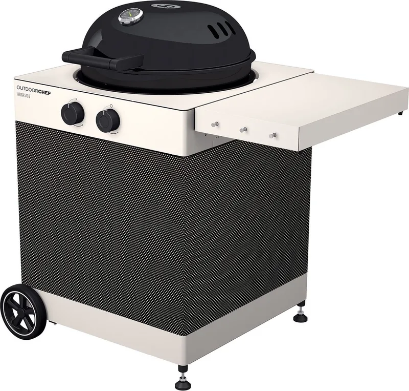 Barbecue Gas Arosa 570 G Front Two-tone Grey van Outdoorchef in Grijs – productfoto