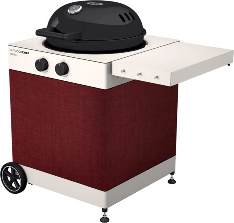 Barbecue Gas Arosa 570 G Front Velvet Red by Outdoorchef in Red – product photo