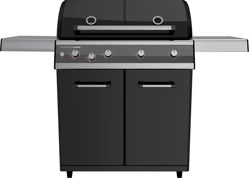 Dualchef 425 G Gasbarbecue - 5 branders by Outdoorchef in Black – product photo