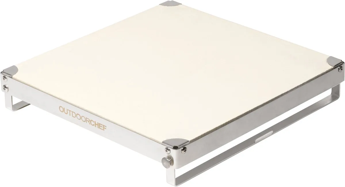 Dualchef pizzasteen van Outdoorchef in Beige – productfoto