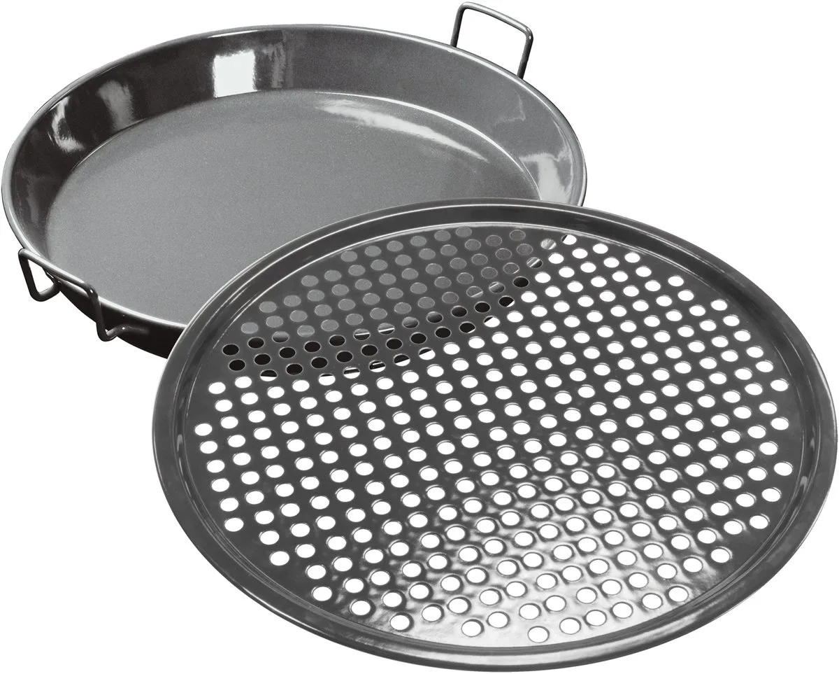Gourmetset S - Set van pan en bakrooster van Outdoorchef in Zwart – productfoto
