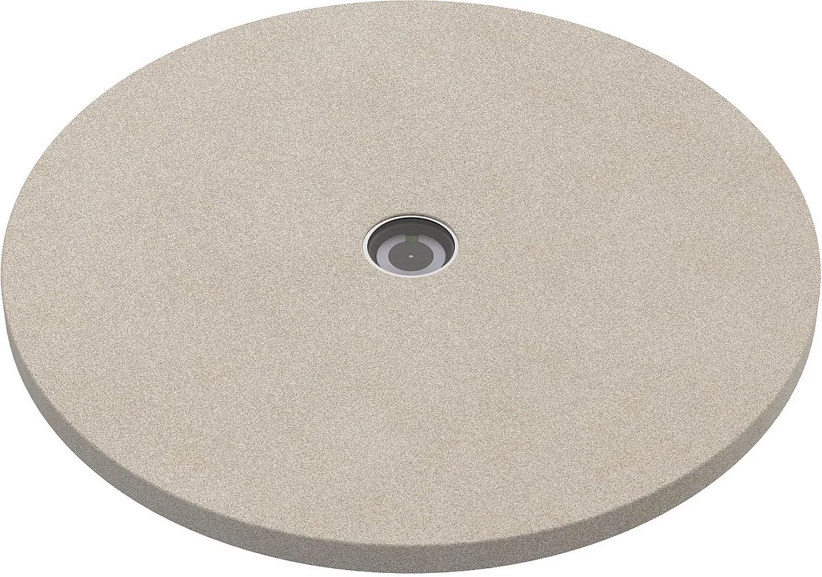Pizzasteen Rond 41cm met Warmte-indicator van Outdoorchef in Beige – productfoto