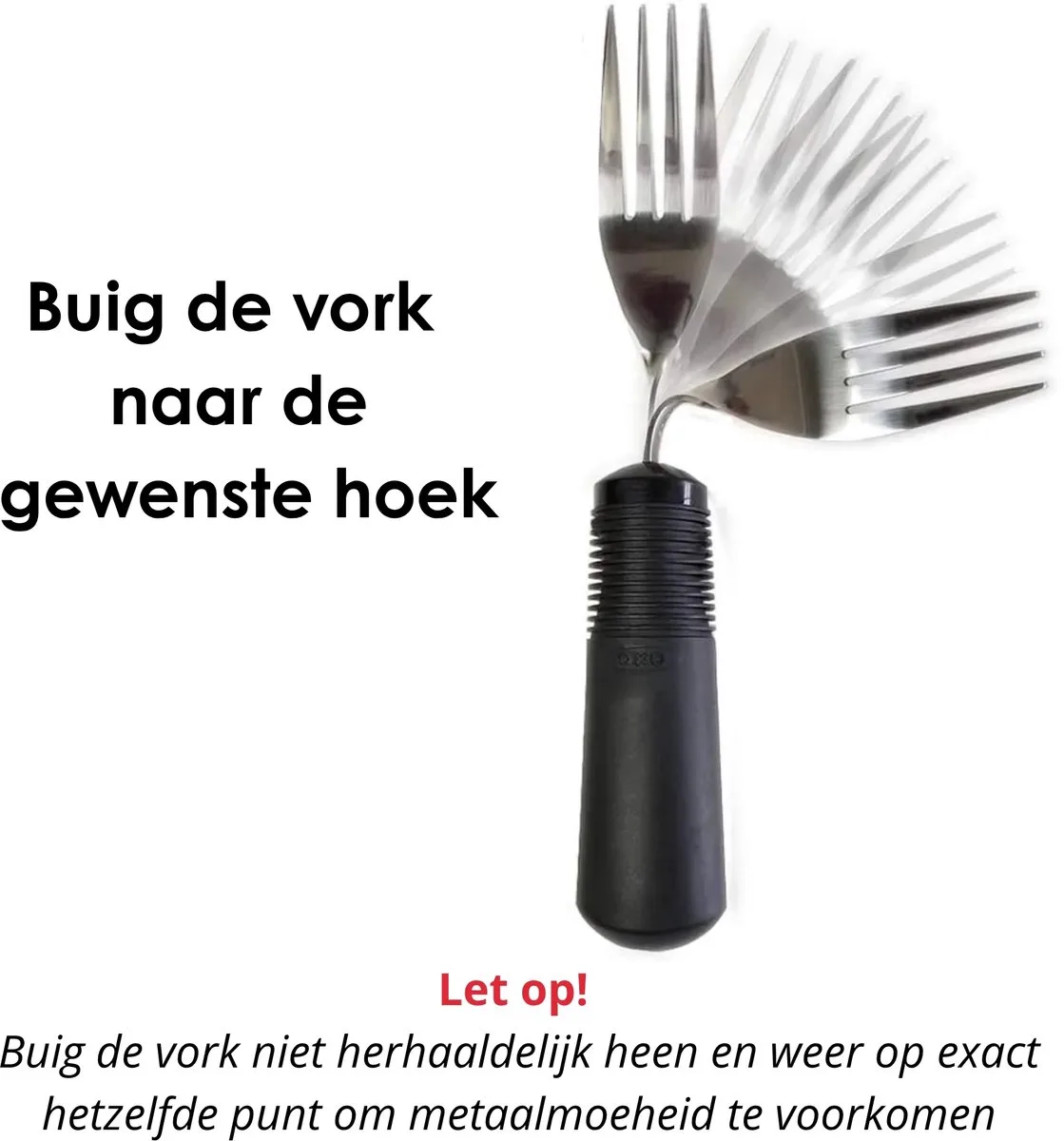 Bestek - vork-verzwaard - Good Grips van OXO in Zwart – productfoto