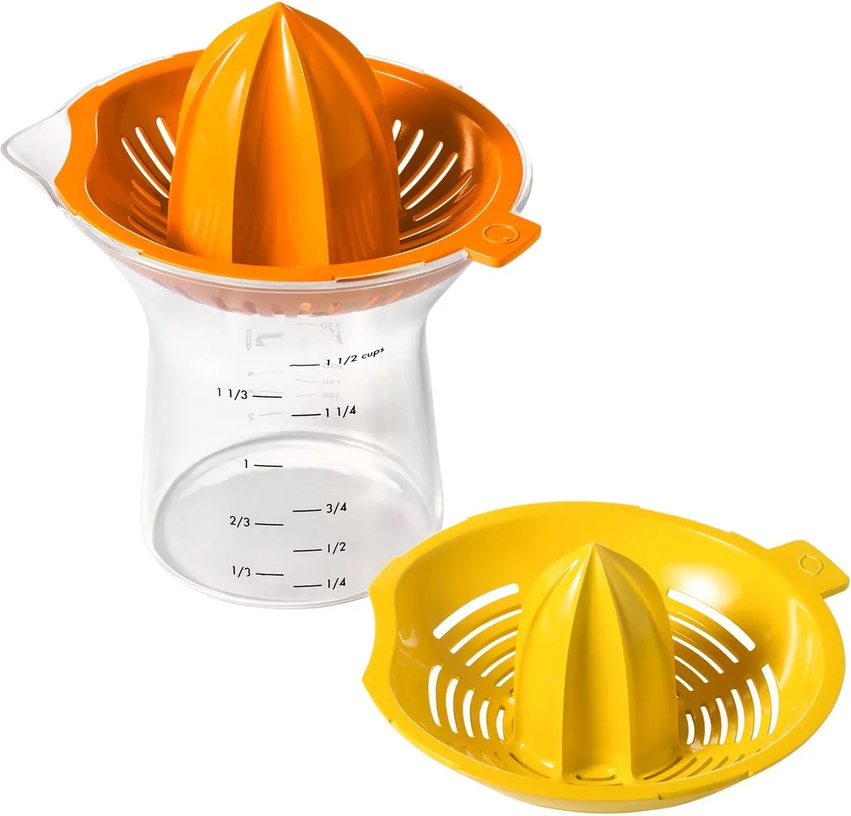 Citruspers 2 in 1 van OXO in Transparant – productfoto