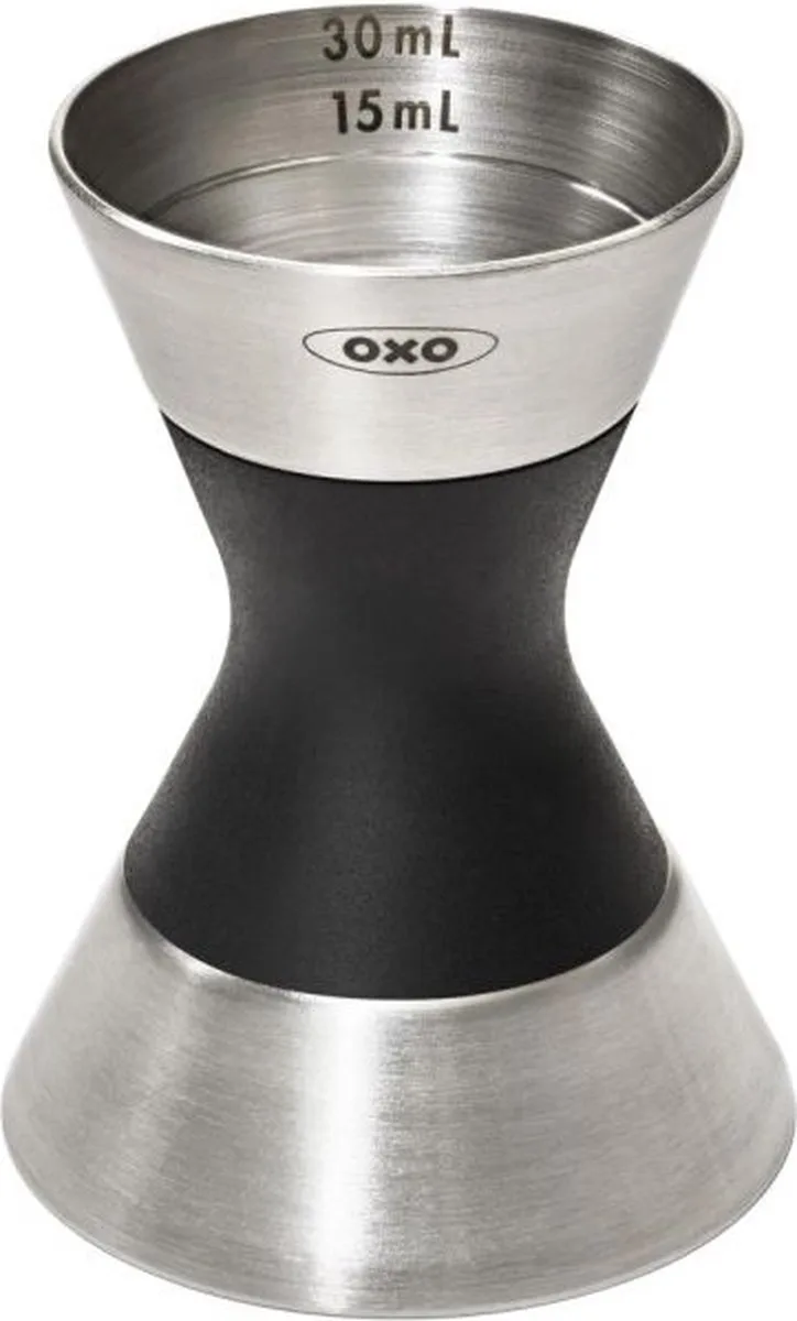 Jigger - SteeL - Tweezijdig van OXO in Grijs – productfoto