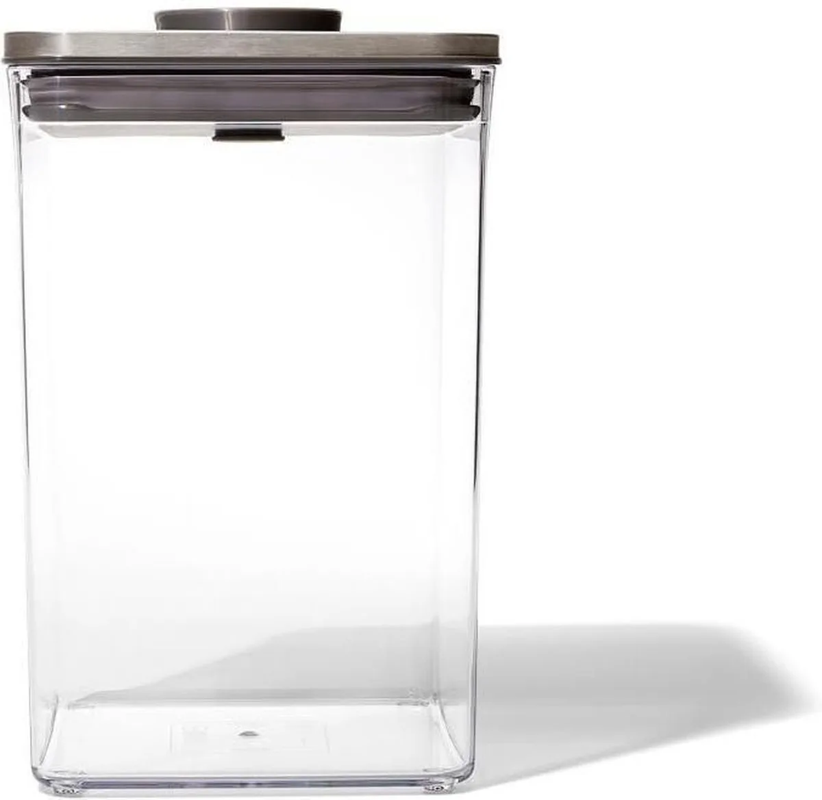 POP Steel Voorraadbus - Groot - 4,2 Liter van OXO in Transparant – productfoto