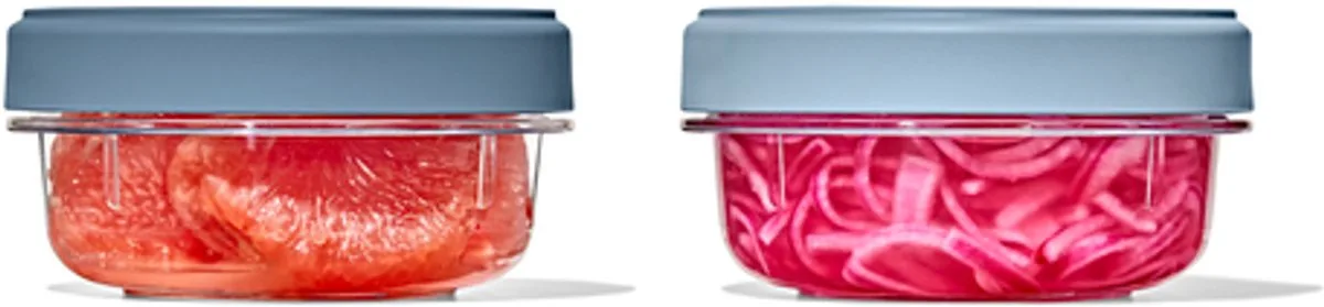 Vershouddoos - Twist&Stack - 350ml - set van 2 stuks van OXO in Transparant – productfoto
