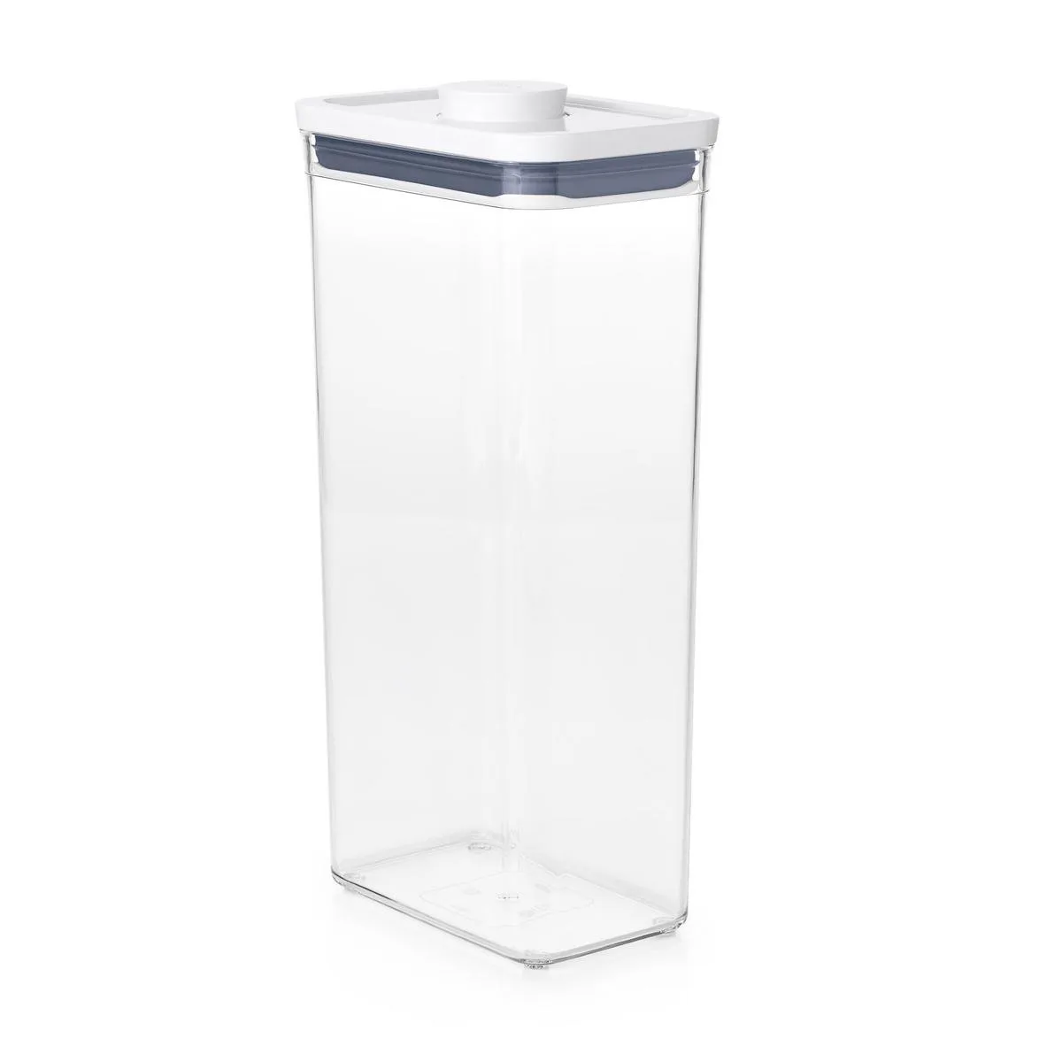 Voorraadbus 'POP' 2.0 rechthoekig - hoog (3,5 liter) van OXO in Transparant – productfoto