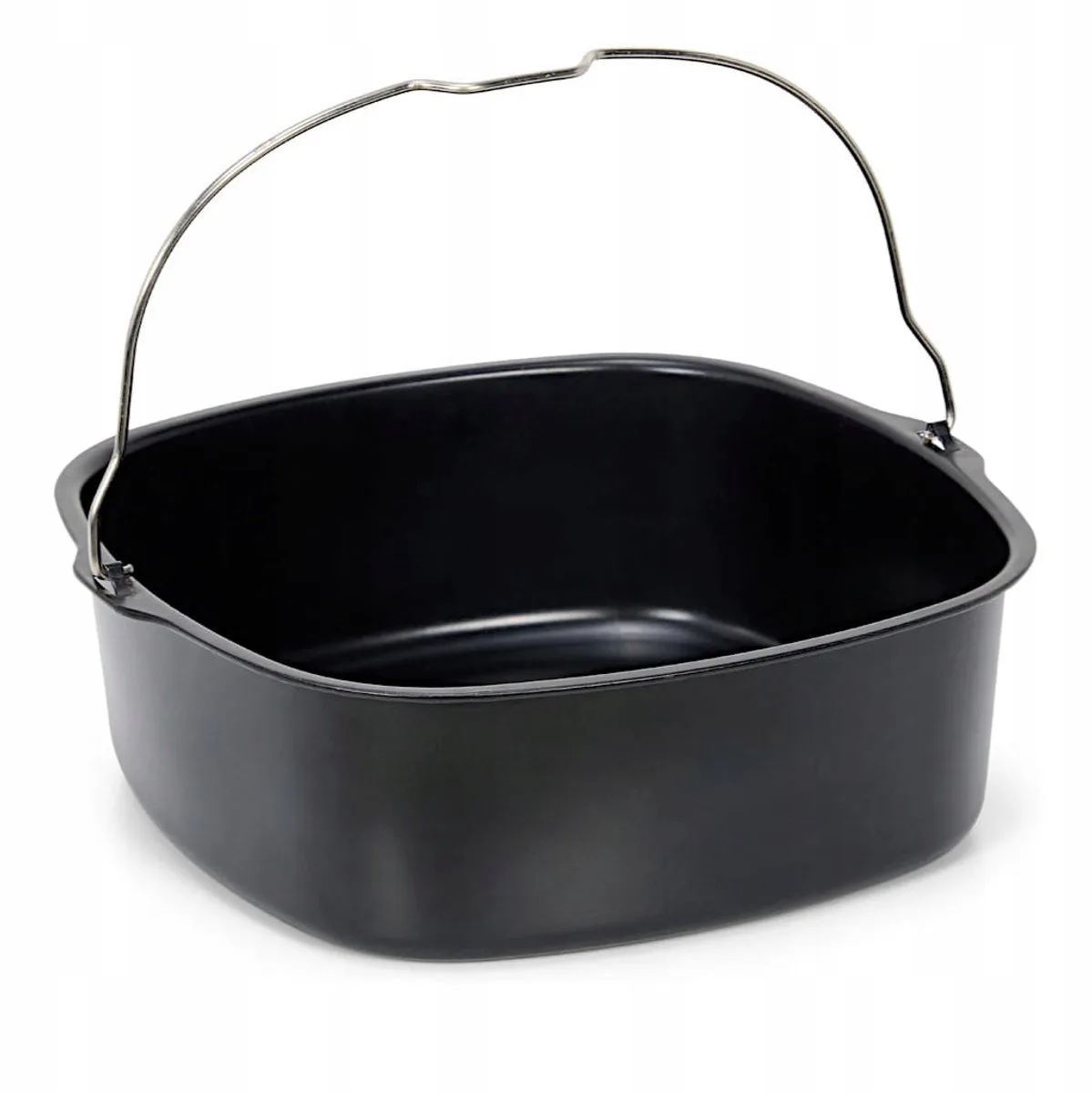 Airfryer Bakvorm Vierkant 20cm - Anti-aanbaklaag by Patisse in Black – product photo