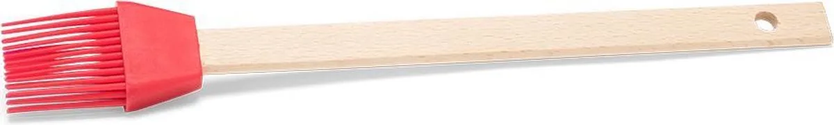 Bakkwast 27 Cm Siliconen/hout 2-delig från Patisse i Röd – produktbild