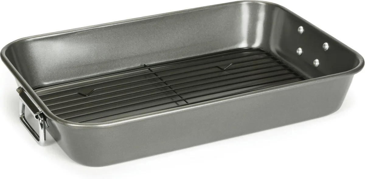 Braadslede met rooster van Patisse in Antraciet – productfoto