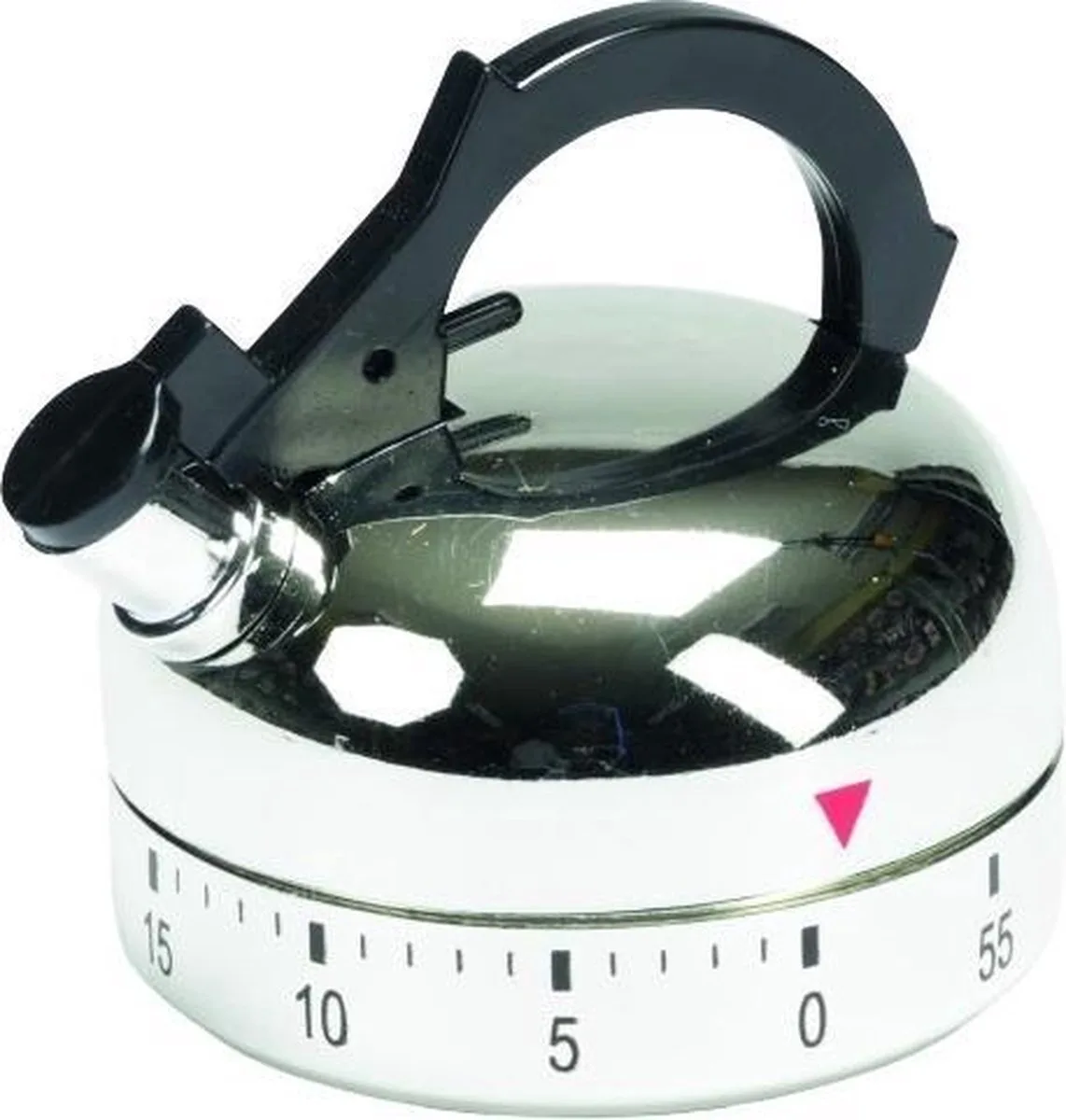 Kookwekker Fluitketel 6,4 X 6,1 Cm van Patisse in Zilvergrijs – productfoto