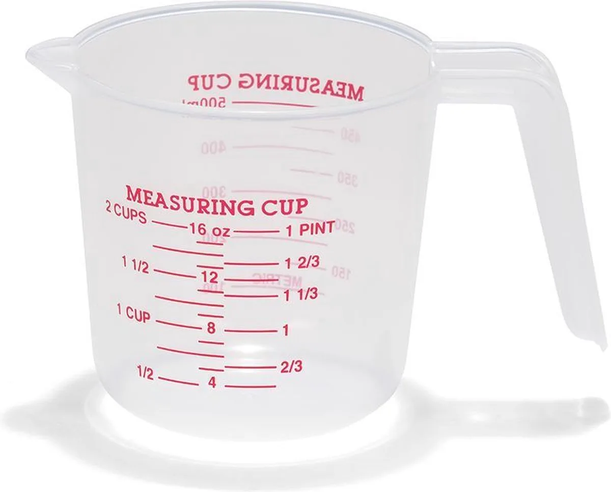 Maatbeker - 1 Liter de Patisse en Transparent – photo produit
