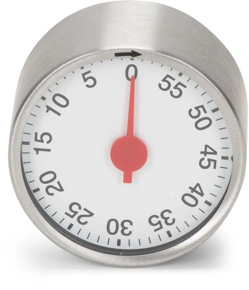 Magnetische kookwekker - 6 cm - RVS de Patisse en Blanc – photo produit