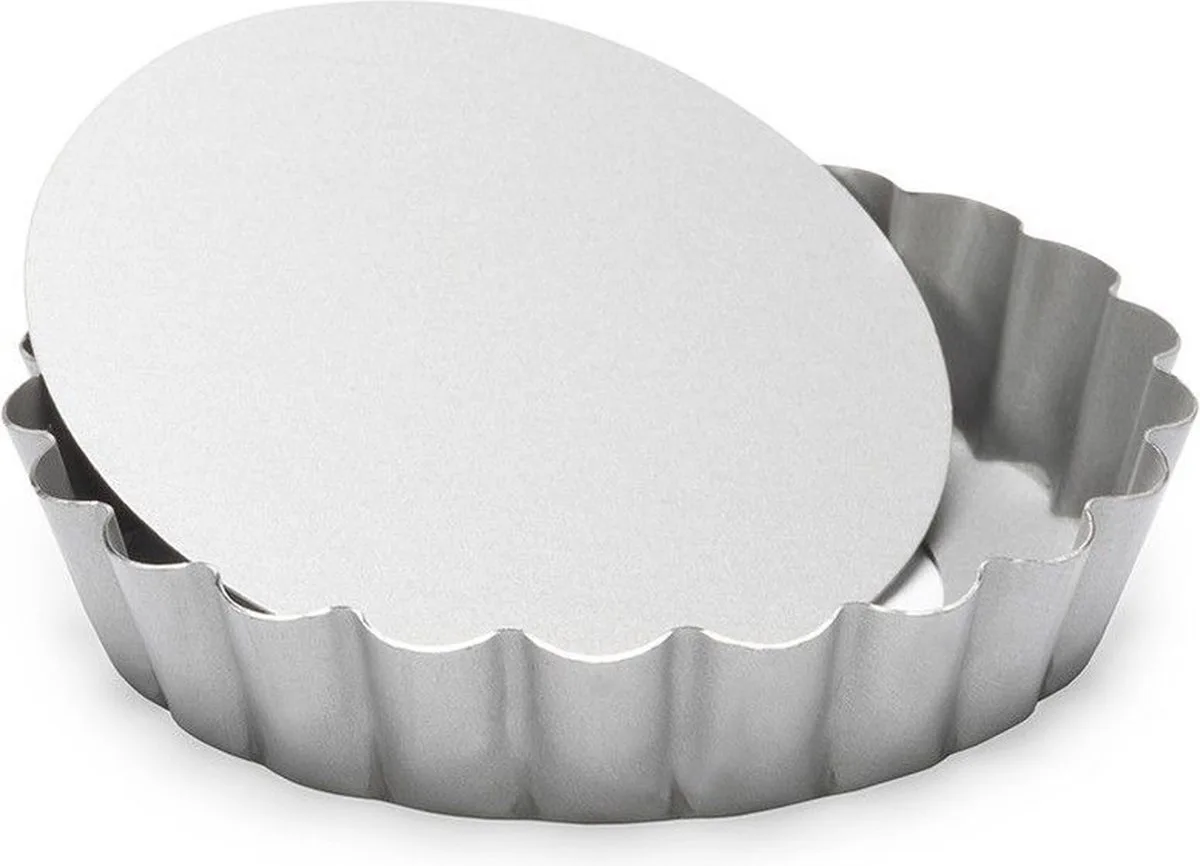 Mini quichevorm - met losse bodem - Ø 10 cm de Patisse en Argent – photo produit