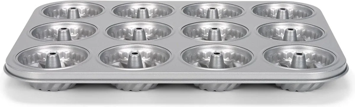 Mini Tulbandvorm - 12 Tulbandjes - 35x26 cm - Bakvorm från Patisse i 12 Tulbandjes – produktbild