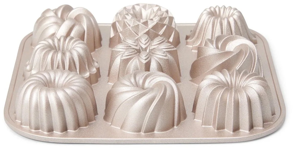 Mini Tulbandvorm - 9 Tulbandjes - 24x24 cm - Bakvorm by Patisse in 9 Tulbandjes – product photo