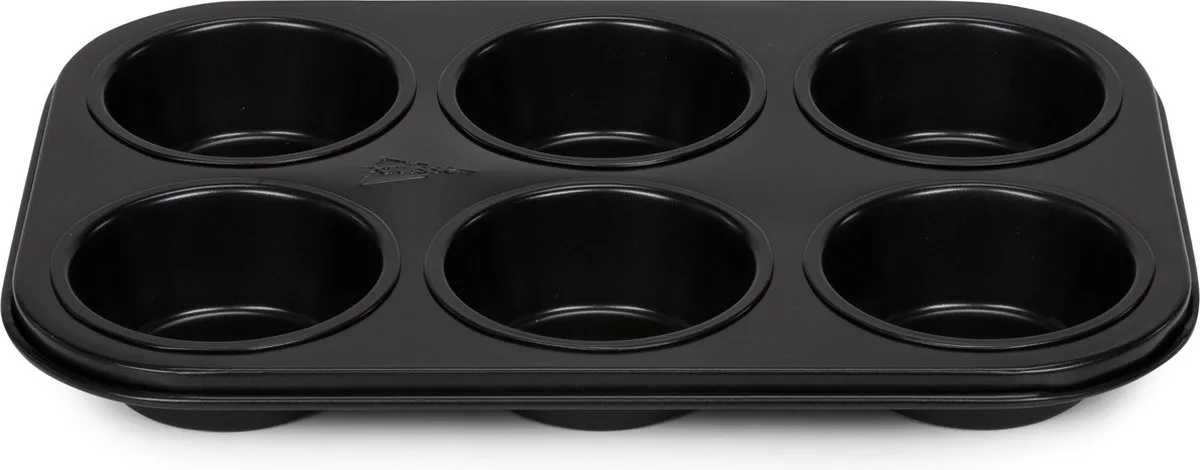 Muffinvorm 6 vaks 27 cm de Patisse en Noir – photo produit