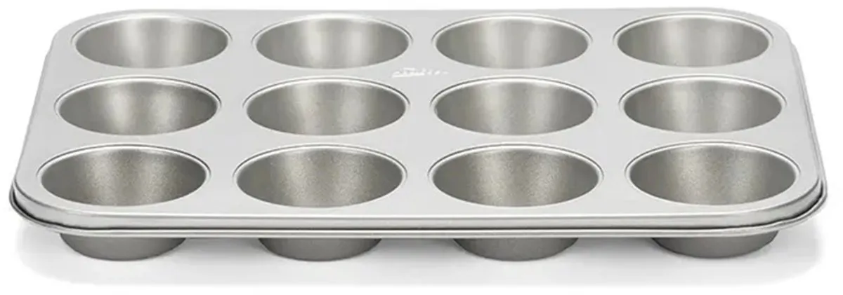 Muffinvorm Silver Top - 12 stuks fra Patisse i Sølv – produktbillede