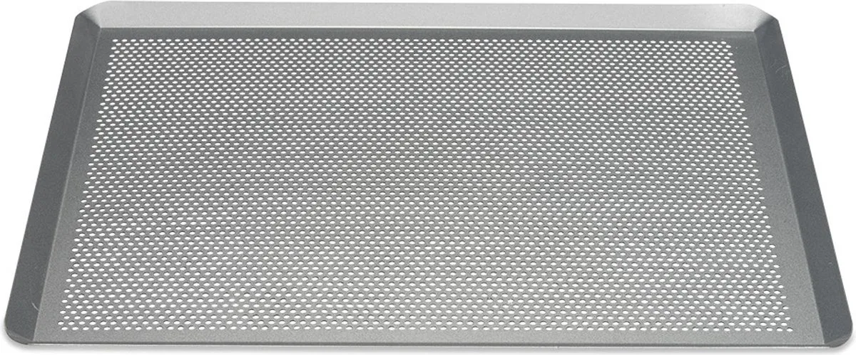Silver-Top Bakplaat - Geperforeerd - 40 x 30 cm van Patisse in Zilver – productfoto