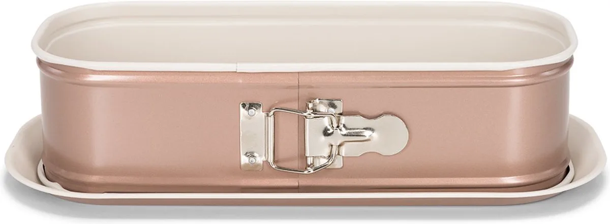 Springvorm - Anti-Aanbak - Vierkant - 30 cm - Bakvorm - Cakevorm by Patisse in Rose Goud – product photo