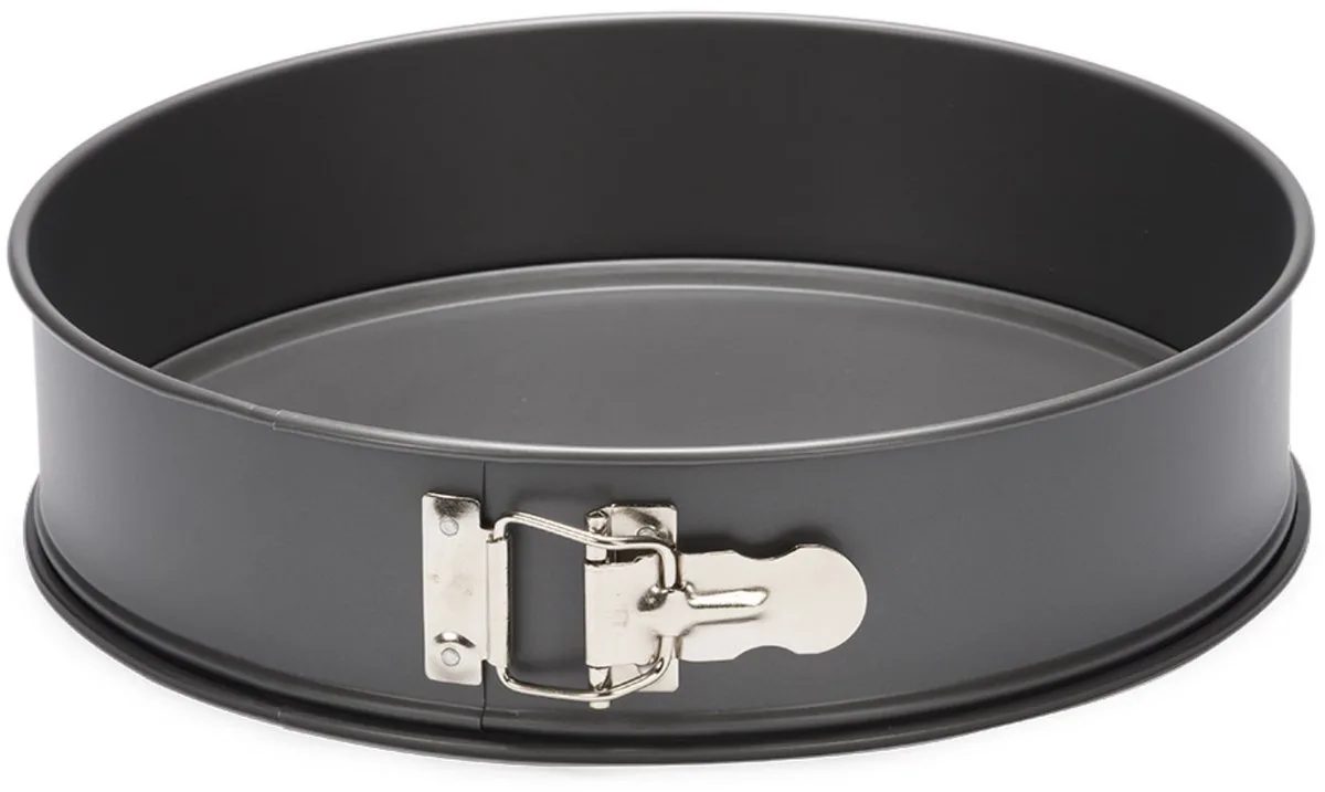 Springvorm - Diameter 28 cm - Zwart van Patisse in Lichtgrijs – productfoto