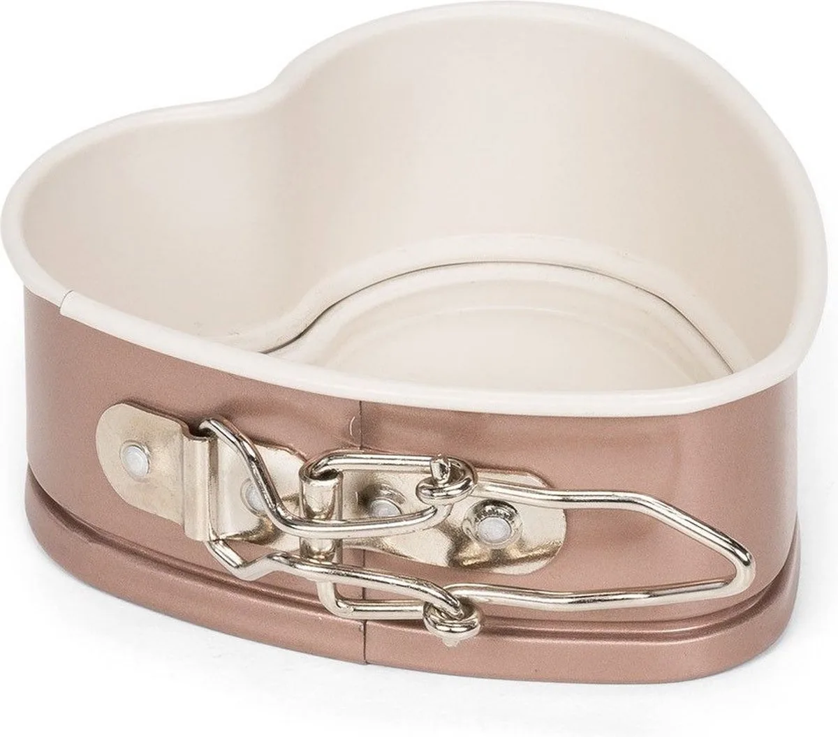 Springvorm - hart - anti-aanbak - taartvorm - 12 cm - klein hartje von Patisse in Gold – Produktfoto